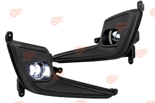 ПТФ светодиодные 50W, 8600lux, 6000К Sal-Man на KIA Rio 3 2011-2015 г.в._1