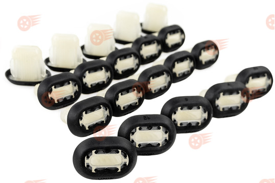 Комплект закладных клипс (пистонов), 20 шт на Лада Веста, Веста NG, Ларгус, Ларгус FL, Икс Рей, Искра, Renault_1