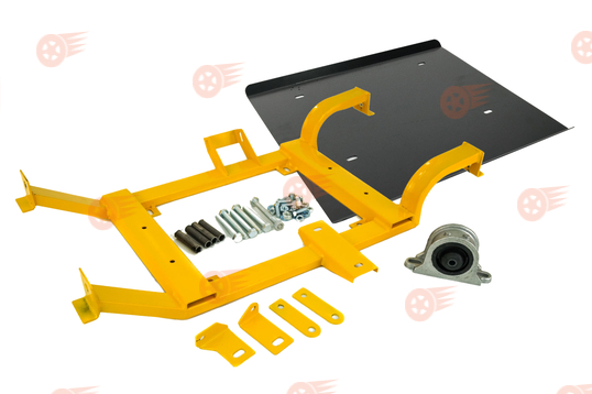 Подрамник под раздаточную коробку передач с защитой N-Parts на Лада Нива 4х4_1