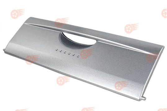 Заглушка (крышка) ниши под магнитолой серебристая на Лада Приора_1