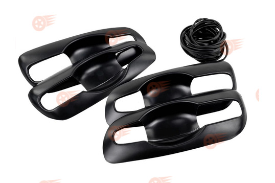 Комплект накладок ручек дверей, 4 шт с уплотнителем на Шевроле Нива, Лада Нива Тревел, Гранта, Гранта FL, Калина, Калина 2, Datsun_1