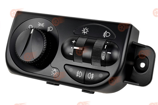 Блок управления светом с кнопкой включения ПТФ ВИЭ на Лада Приора в комплектации Люкс_1