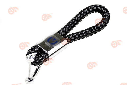 Брелок-петля плетеный черный на ключи Changan_1