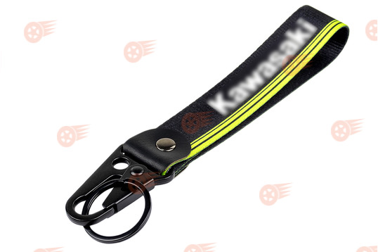 Брелок-петля тканевый на ключи универсальный Kawasaki_1