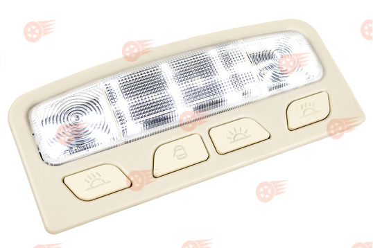 Светлый тюнинг-плафон подсветки салона передний с большим разъемом в стиле Веста на Лада Приора, Калина, Калина 2, Гранта, Гранта FL, Datsun_1