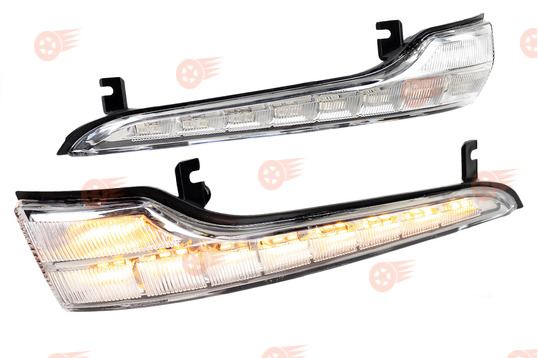 Динамические повторители поворота в стиле Lexus с секциями в зеркала образца от 2014 г. на Лада Гранта, Гранта FL, Калина, Калина 2, Datsun_1