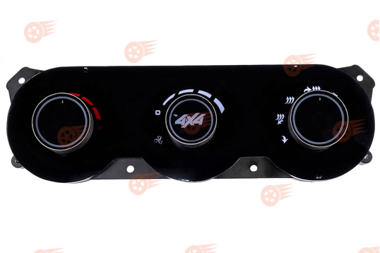 Тюнинговая панель блока управления отопителем, белая диодная подсветка на Лада Нива 4х4 с 2019 г.в., Нива Легенд_1