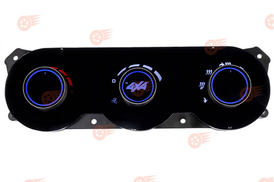 Тюнинговая панель блока управления отопителем, синяя диодная подсветка на Лада Нива 4х4 с 2019 г.в., Нива Легенд_1