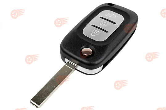 Выкидной ключ замка зажигания без чипа в корпусе без шильдика на Лада Веста, Икс Рей, Ларгус FL_1