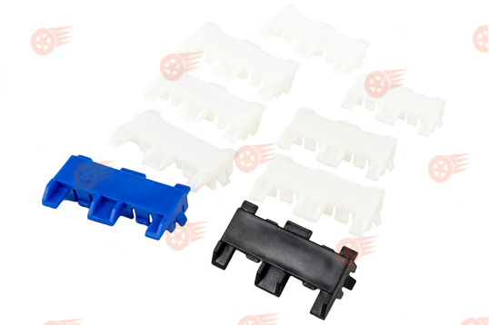 Комплект центральных и боковых держателей облицовки сточного желоба крыши на Лада Веста, Веста NG_1