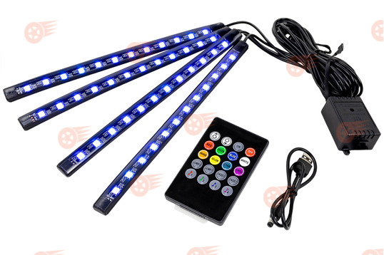 Комплект RGB подсветки салона с пультом ДУ универсальный_1