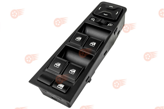 Блок управления стеклоподъемниками на 4 кнопки с джойстиком управления зеркалами ВИЭ на Лада Веста_1