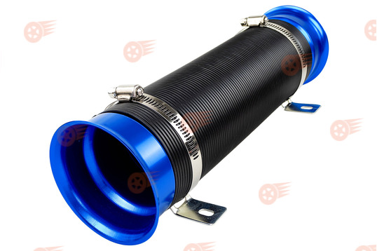 Комплект шланга и синих патрубков универсального холодного впуска на ВАЗ и иномарки_1