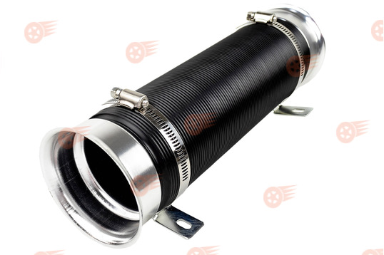 Комплект шланга и хромированных патрубков универсального холодного впуска на ВАЗ и иномарки_1