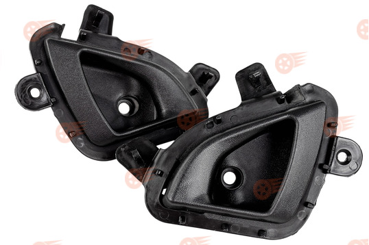 Комплект черных внутренних ручек передних дверей (петли) на Лада Калина 2, Гранта, Гранта FL, Datsun_1