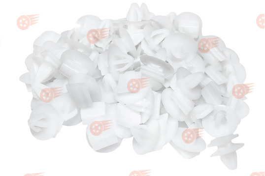 Комплект пистонов крепления молдингов дверей, накладок арок, обтекателей порогов, 100 шт на Лада Калина 2 Кросс, Гранта FL Кросс, Веста Кросс, Веста SW Кросс, Веста Спорт, Нива Тревел, Шевроле Нива_1