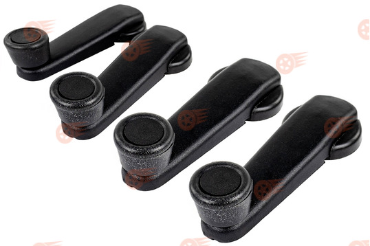 Комплект металлических ручек стеклоподъемников, 4 шт на ВАЗ 2109, 21099, 2110-2112, 2114, 2115, Лада Приора, Калина, Калина 2, Гранта, Гранта FL, Веста, Нива Тревел, Шевроле Нива_1