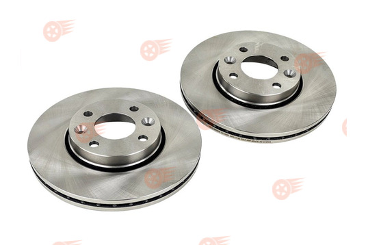 Тормозные диски передние R15 вентилируемые, без насечек и перфорации БЗАК на Лада Веста, Икс Рей, Ларгус, Renault Logan, Sandero, Megane, Clio, Nissan Micra, Note, Tiida_1