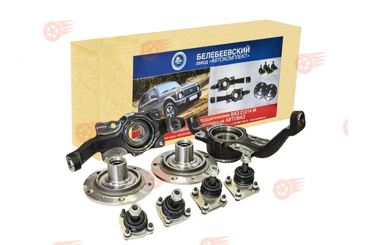 Ступичный узел 21214М, 24 шлица с подшипниками БЗАК на Лада Нива 4х4 с 2016 г.в., Нива Легенд с АБС_1