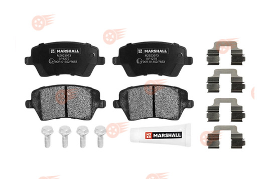 Тормозные колодки передние MARSHALL на Лада Веста, Икс Рей Кросс, Ларгус, Ларгус FL до 2023 г.в., Renault Logan, Duster, Nissan Terrano_1