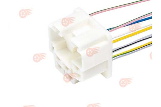 Комплект 4-контактных разъемов к подрулевому переключателю стеклоочистителя лобового стекла, 5 шт Cargen на ВАЗ 2108-2115, Лада Калина, Приора, Шевроле Нива_1