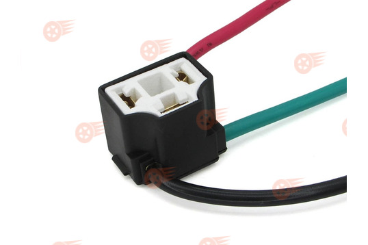 Комплект 3-контактных керамических разъемов Cargen к лампам H4, 5 шт на ВАЗ 2101-2107, 2108-21099, 2113-2115, Лада Гранта, Ларгус, Нива 4х4_1