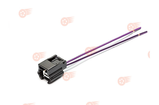 Комплект 2-контактных разъемов форсунок, замка двери, датчика ABS, 10 шт Cargen на Лада Веста, Ларгус, Renault Clio, Sandero, Logan_1