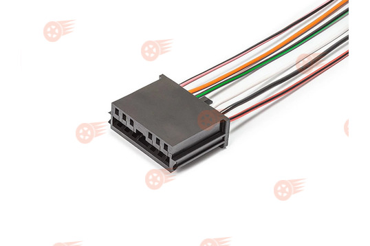 Комплект 6-контактных разъемов к задним фонарям с разноцветными проводами, 10 шт Cargen на ВАЗ 2105, 2107, 2108, 2109, 21099_1