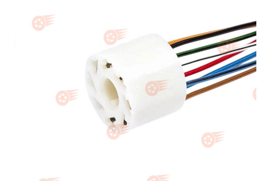 Комплект 8-контактных разъемов к выключателю аварийной сигнализации, 10 шт Cargen на ВАЗ 2104-2107, 2113-2115, КАМАЗ_1