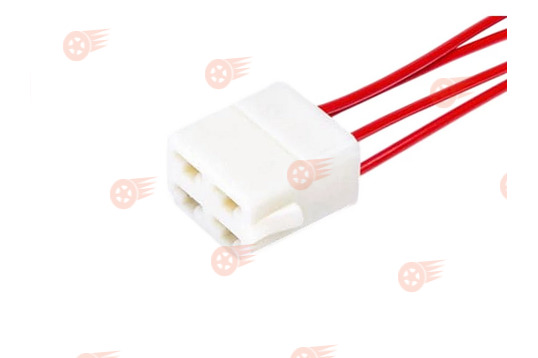 Комплект 4-контактных разъемов серии 6.3 к резистору отопителя, 10 шт Cargen на ВАЗ 2110-2112, Лада Калина, Приора, Шевроле Нива_1