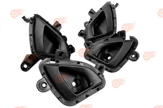 Комплект черных внутренних ручек дверей (петли), 4 шт на Лада Калина 2, Гранта, Гранта FL, Datsun_1