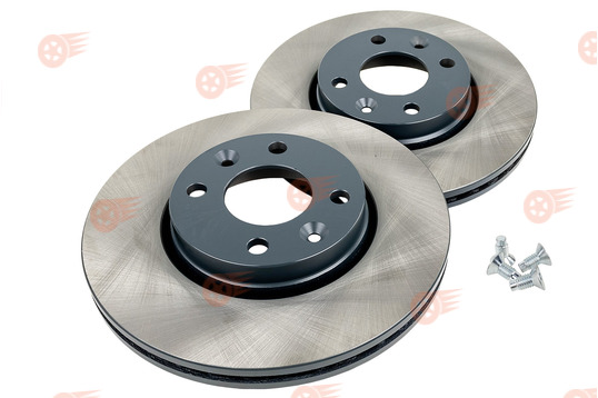 Тормозные диски передние R15 вентилируемые, без насечек и перфорации МАВИКО Standart на Лада Веста, Икс Рей, Ларгус, Renault Logan, Sandero, Megane, Clio, Nissan Micra, Note, Tiida_1