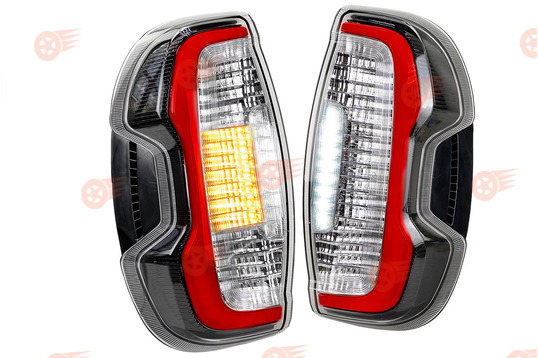 Комплект аналоговых задних фонарей образца 2021 г. на Шевроле Нива, Лада Нива Тревел_1