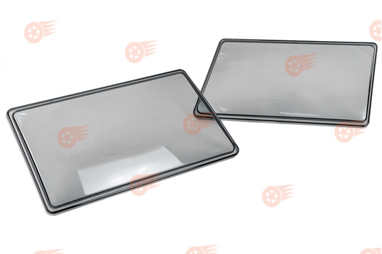 Комплект тонированных гладких стекол фар, оргстекло на ВАЗ 2108-21099_1