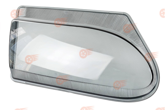 Стекло правой фары образца Bosch тонированное гладкое, оргстекло на ВАЗ 2113-2115_1