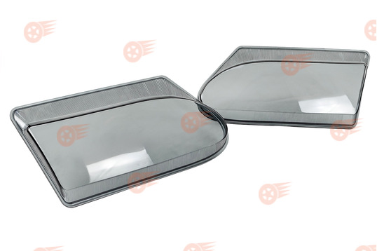 Комплект тонированных гладких стекол фар образца Bosch, оргстекло на ВАЗ 2113-2115_1