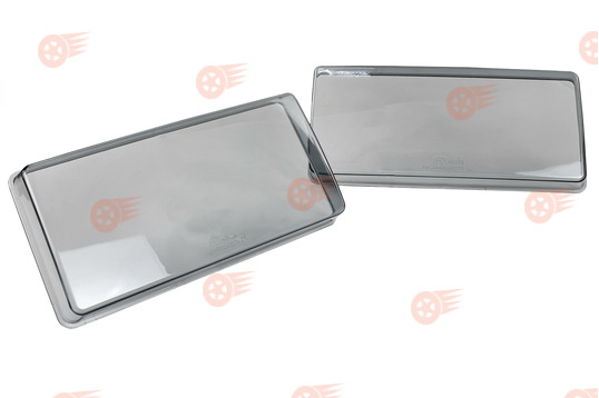 Комплект тонированных гладких стекол фар, оргстекло на ВАЗ 2105_1