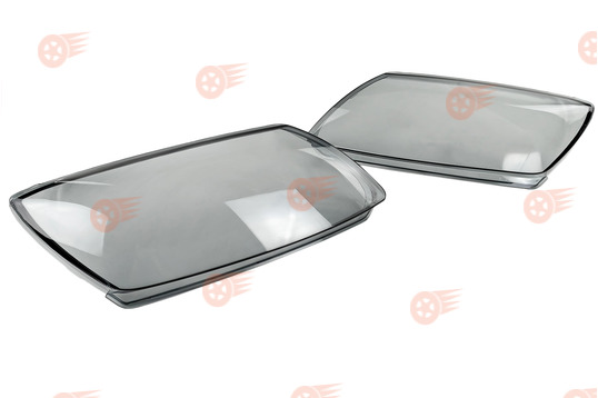 Комплект тонированных стекол фар, оргстекло на Лада Гранта_1