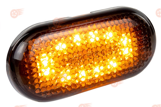 Указатель поворота на крыло диодный тонированный ML на Лада Ларгус, Ларгус FL, Renault Duster, Logan, Logan 2, Sandero, Sandero 2_1