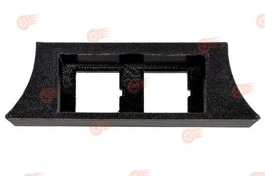 Гнездо-вставка в тоннель пола под дополнительные кнопки Лада Гранта, Калина 2, Датсун_1