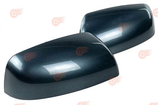 Комплект накладок зеркал образца 21704 под повторители поворотников, цвет Сочи (360) на Лада Приора_1