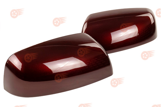 Комплект накладок зеркал образца 21704 под повторители поворотников, цвет Портвейн (192) на Лада Приора_1