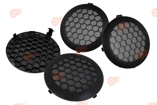 Комплект сеток динамиков на обивку дверей, 4 шт на Лада Ларгус, Ларгус FL, Renault Logan, Sandero, Duster_1