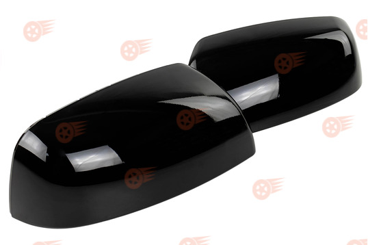 Комплект накладок зеркал образца 21704 под повторители поворотников, цвет Пантера (672) на Лада Приора_1