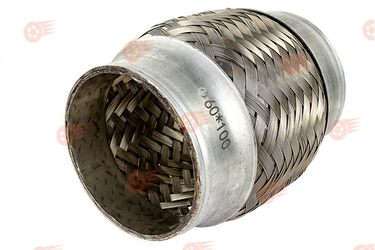 Виброкомпенсатор (гофра глушителя) 60х100 трехслойный Sal-Man универсальный_1