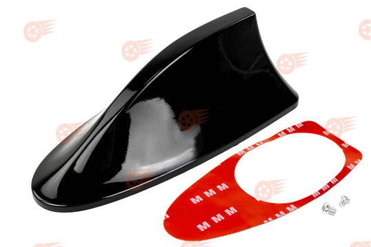 Антенна-плавник на крышу автомобиля черная универсальная_1