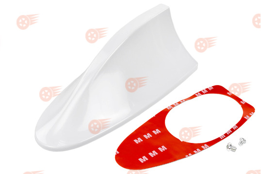 Антенна-плавник на крышу автомобиля белая универсальная_1