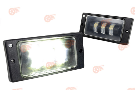 ПТФ светодиодные Эконом, 3 линзы, 19W, 1600lux на ВАЗ 2110-2112, 2113-2115, Шевроле Нива до 2009 г.в._1