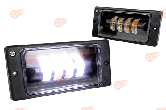 ПТФ светодиодные Эконом, 4 линзы, 20W, 1200lux на ВАЗ 2110-2112, 2113-2115, Шевроле Нива до 2009 г.в._1