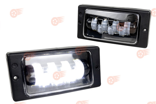 ПТФ светодиодные Эконом, 7 линз, 29W, 4400lux на ВАЗ 2110-2112, 2113-2115, Шевроле Нива до 2009 г.в._1